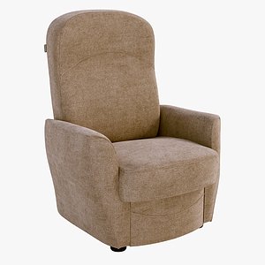 3D model Armchair With Storage Box