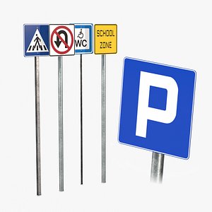 Road Signs Pack - Square Informational