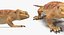 3D lizards rigged 2