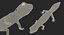 3D lizards rigged 2