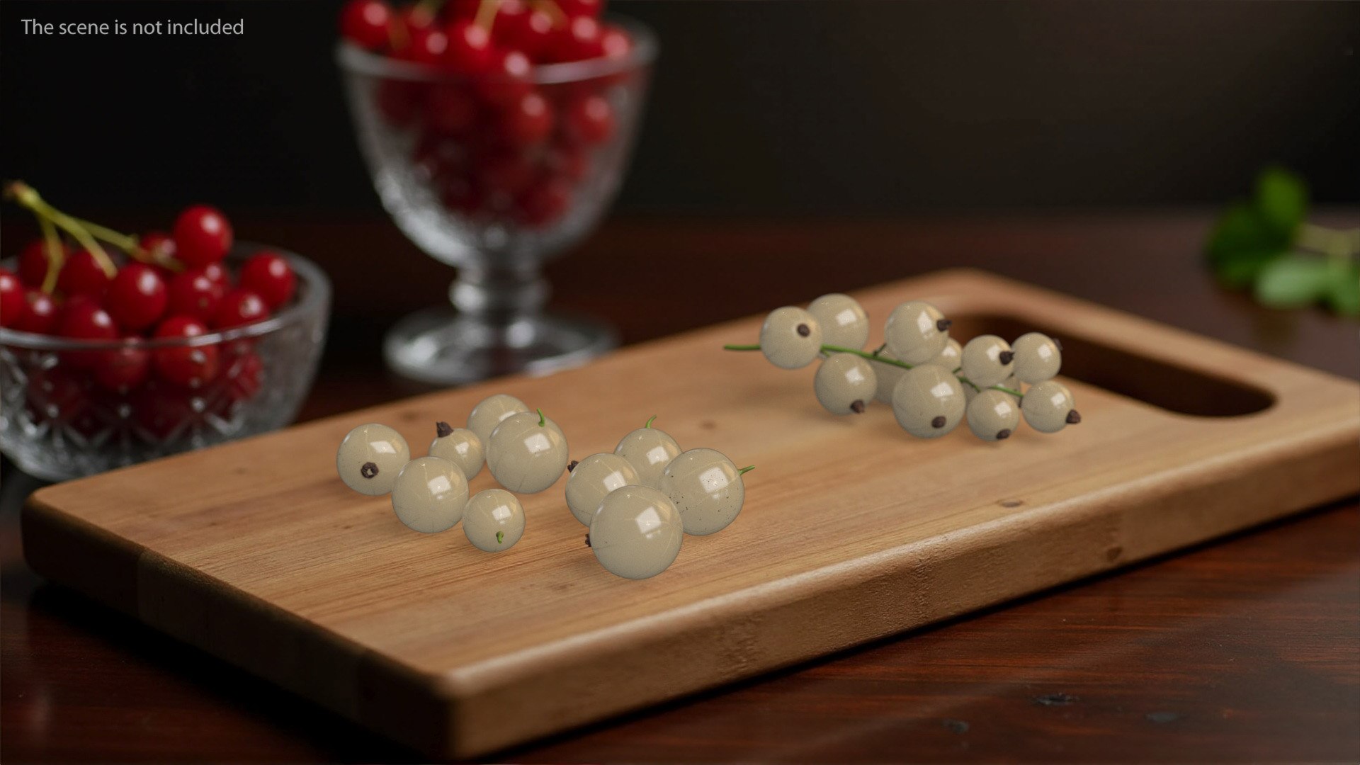 White Currant Berries 3D Model - TurboSquid 2297146