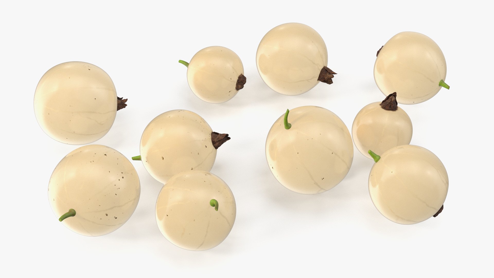 White Currant Berries 3D Model - TurboSquid 2297146