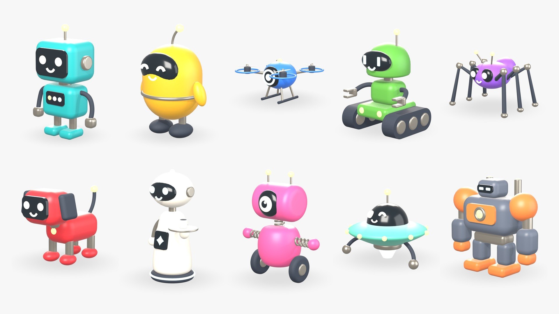 3D model Cute Cartoon Robots Collection - 10 Models https://p.turbosquid.com/ts-thumb/tq/9Tmdh3/Lo/robot_bundle_product_05/jpg/1791128529/1920x1080/fit_q87/60e186828a41aeb0823b9b887de450c1a757bdf5/robot_bundle_product_05.jpg