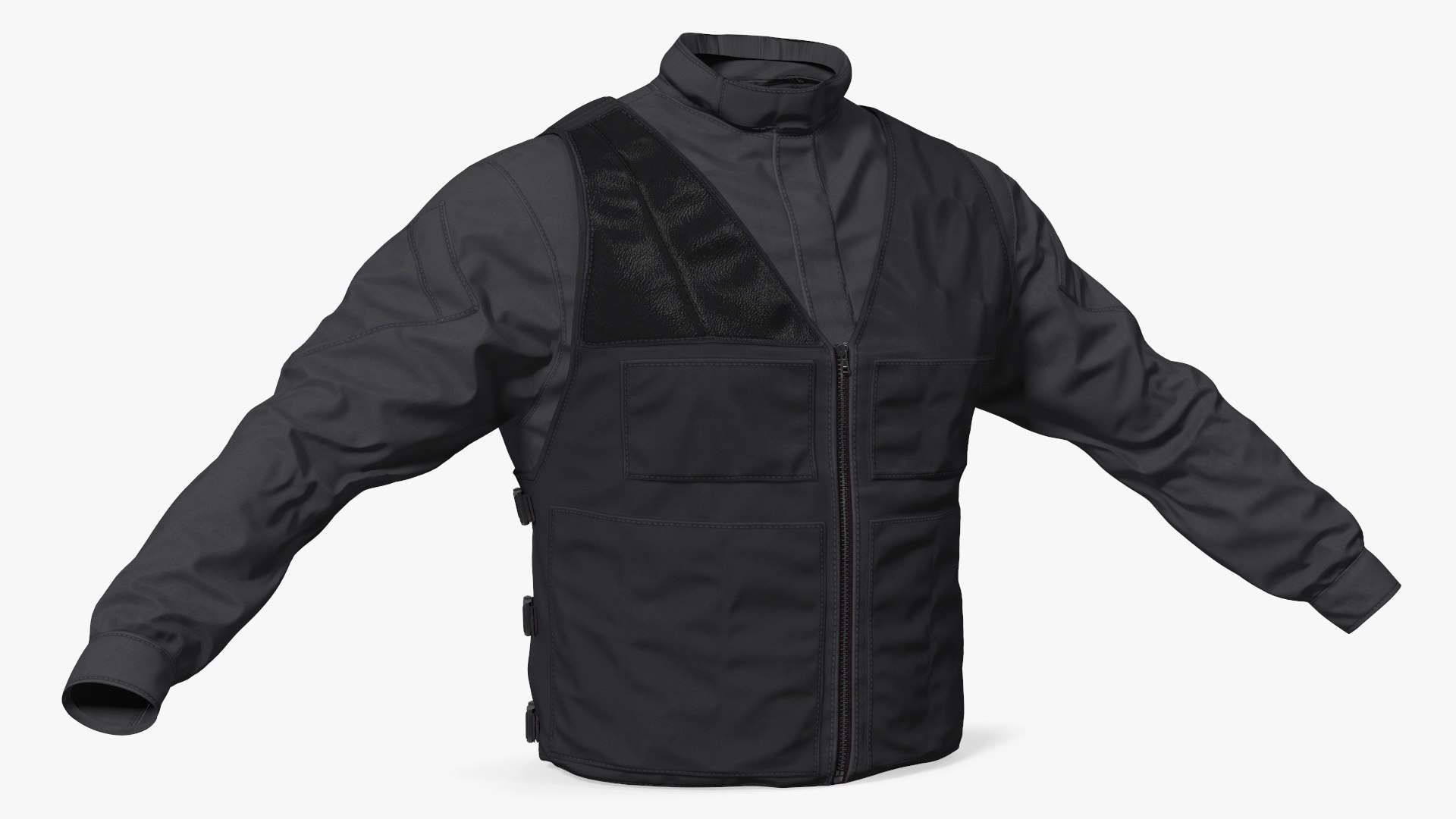 Tactical Bomber Jacket 3D model preview