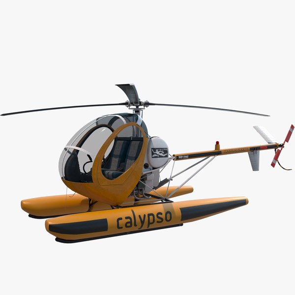 Hughes Schweizer Helicopter Calypso 3D model