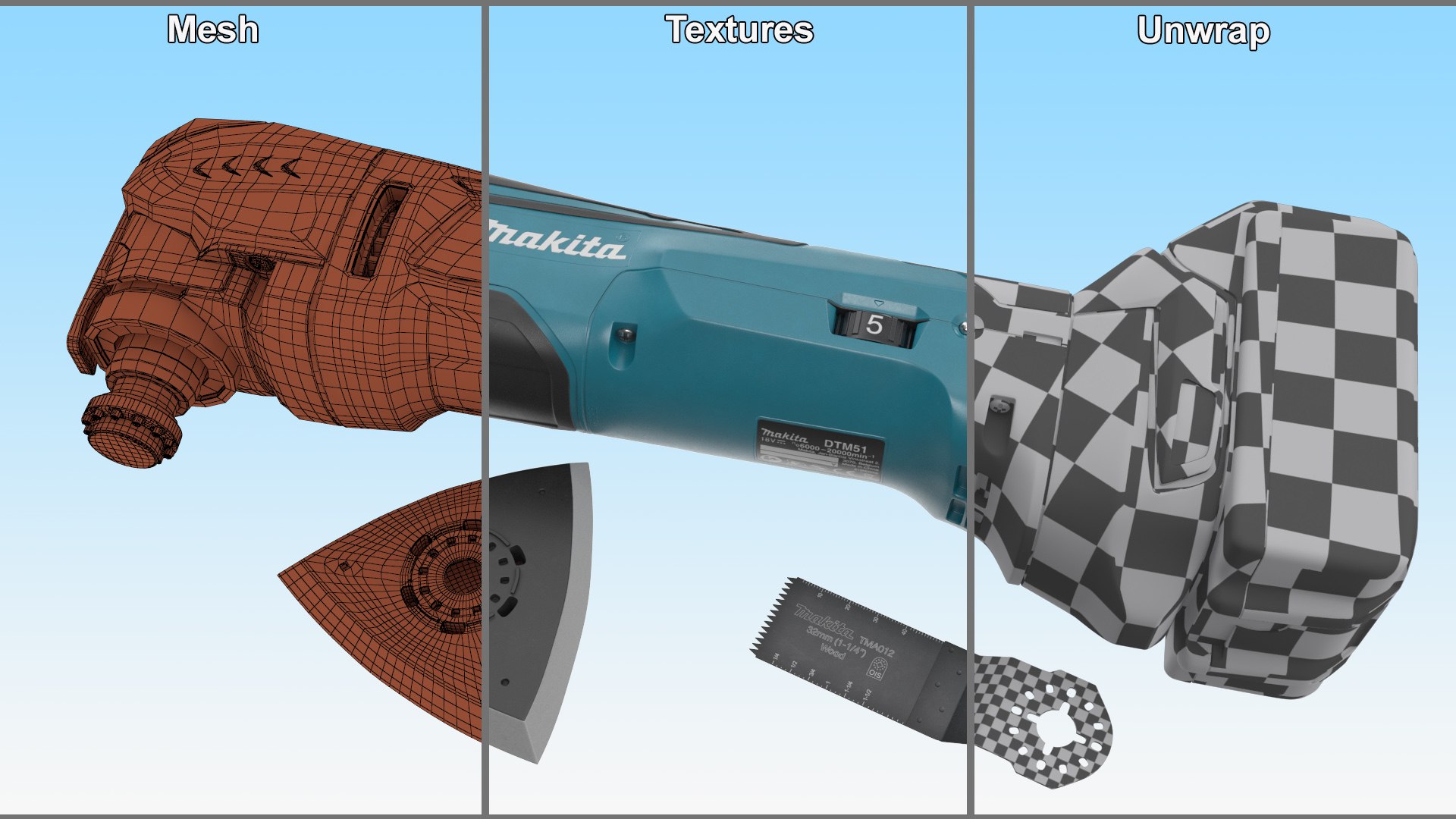 Makita Oscillating Multi Tool model https://p.turbosquid.com/ts-thumb/tq/BNamWn/Ts/makita_oscillating_multi_tool_022/jpg/1730470164/1920x1080/fit_q87/0326fe703ea5b2bc3735b0fe3f1ef86bcf34ee13/makita_oscillating_multi_tool_022.jpg