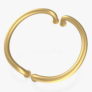 Door Handles Semicircular Gold