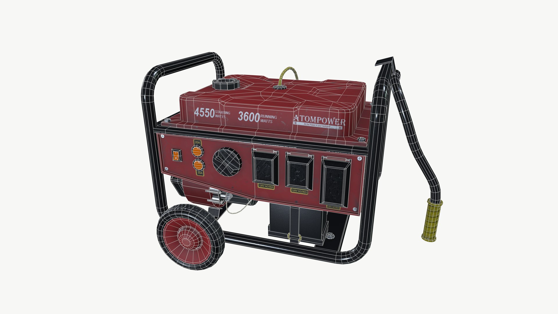 Portable Generator 3D Model - TurboSquid 2347772