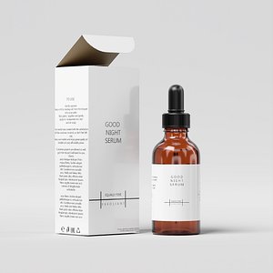 3D Dropper Bottle Mockup 09