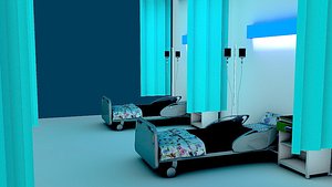 3D HOSPITAL ROOM