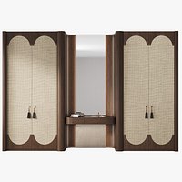 Wardrobe and Vanity Set