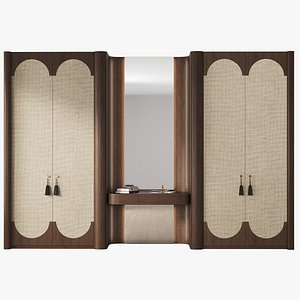 Wardrobe and Vanity Set