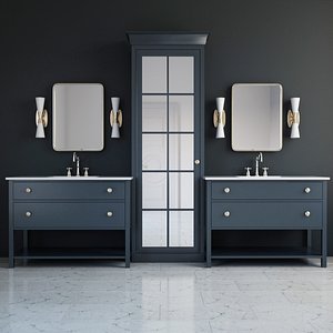 bathroom furniture washbasin 3D