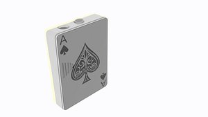 3D card type lighter model