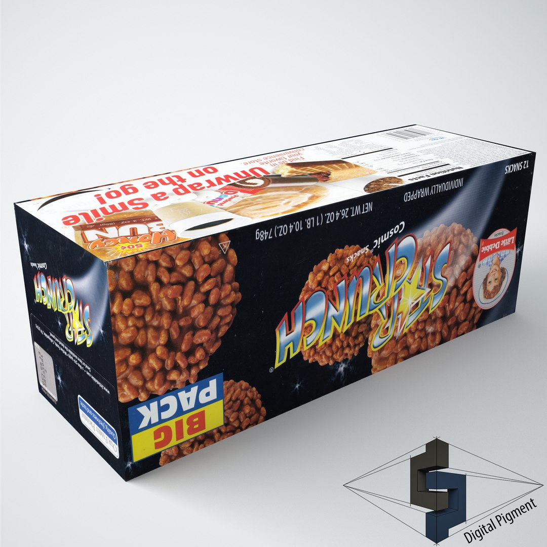 3d model of little debbie star crunch https://p.turbosquid.com/ts-thumb/tq/YQ44TW/37dfLvya/bottomorthologo/jpg/1385184333/1920x1080/fit_q87/d3df4b7e1f20edb90fbf6ac8c01bb519d5b2fffd/bottomorthologo.jpg