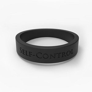3D Self-Control Female Ring Black