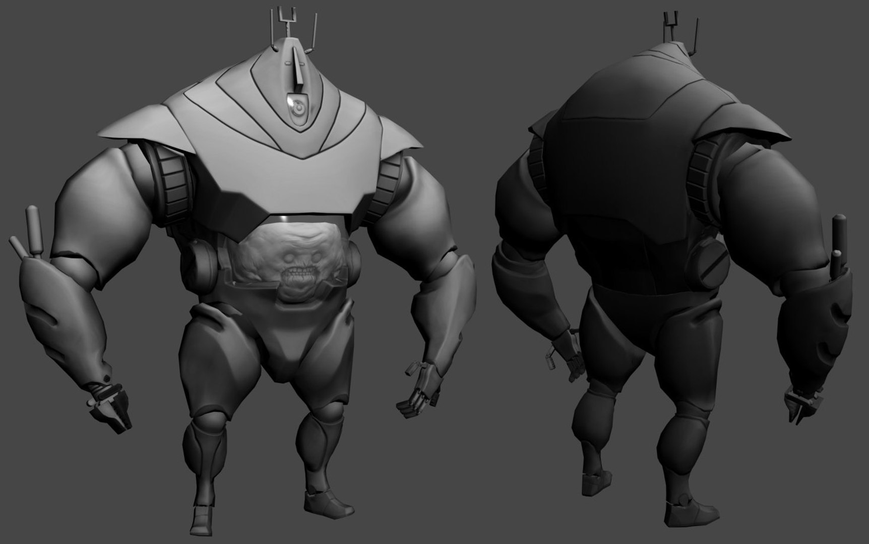 3d Model Rig 2014 Animation