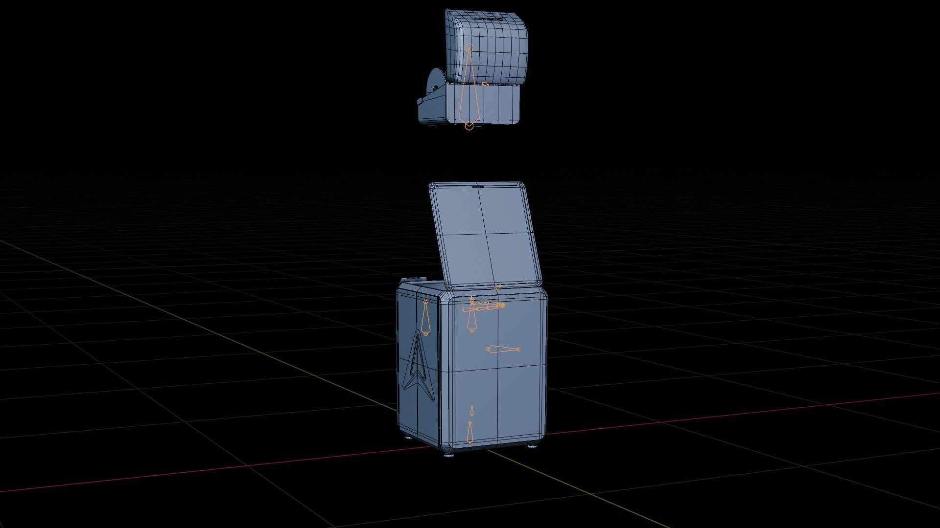 Creality K2 Plus 3D model https://p.turbosquid.com/ts-thumb/tq/e27v4f/Tb/wire18/jpg/1723560507/1920x1080/fit_q87/fd3df6f775e40e6841672dc6875d5aa684921aa2/wire18.jpg
