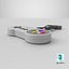 3D Nintendo Joystick Controller model