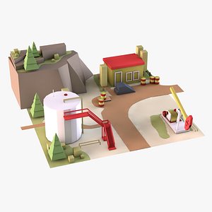 oil refinery