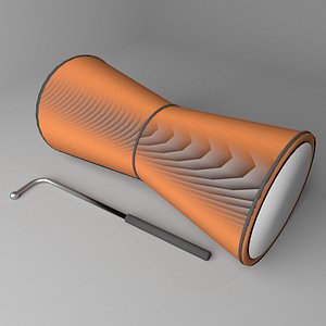 3D talking drum model