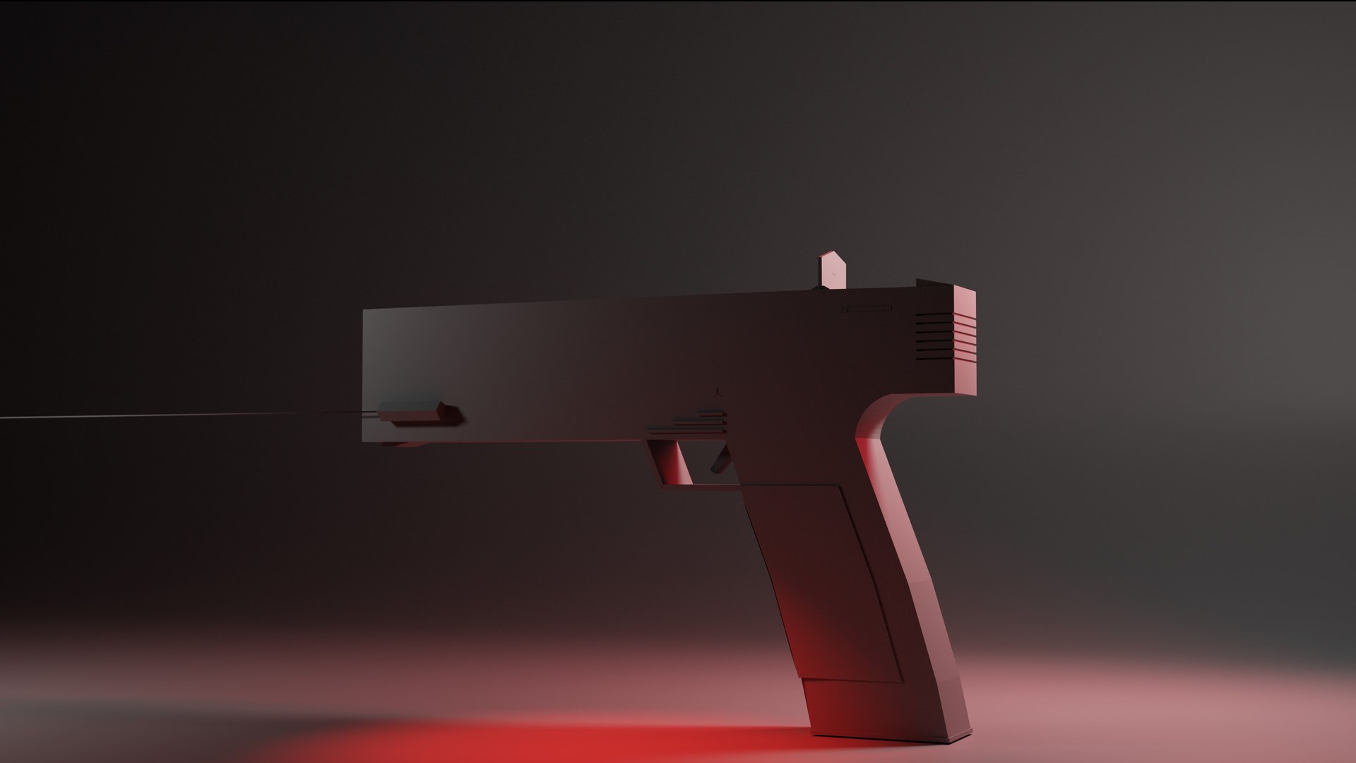 3D Low Poly Like Gun - TurboSquid 2093451