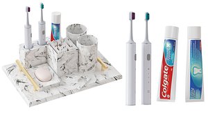 A set of bathroom accessories 7
