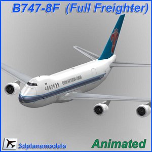3d b747-8 china southern cargo