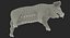 Hampshire Pig Piglet Standing Pose 3D Model
