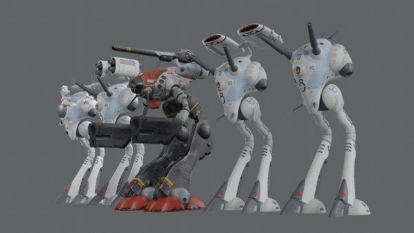 3D Zentradi battle pods collection 5 in 1 - TurboSquid 1756699