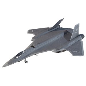 General Dynamics F-34 Lynx concept fighter 3D