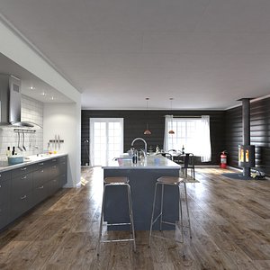 kitchen interior scene model