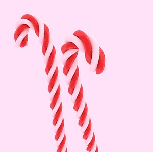 candy twisted 3D model