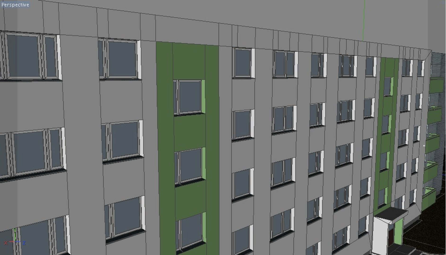 High-def Blocks Flats 3d Obj