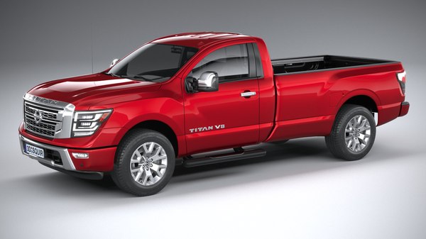 3D Nissan Titan SingleCab 2021