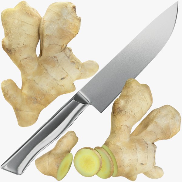 3D model Ginger and Knife Collection V2