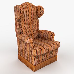 3D model Chair Long Scan