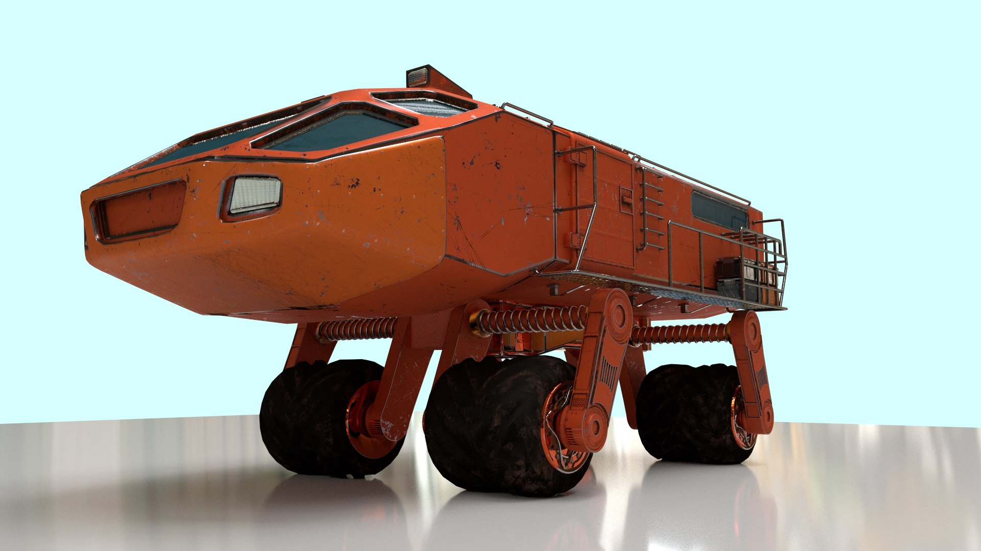 Space Rover Model TurboSquid 1672617
