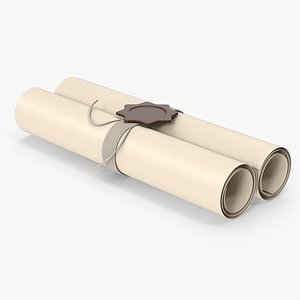 3D Scroll Certificate