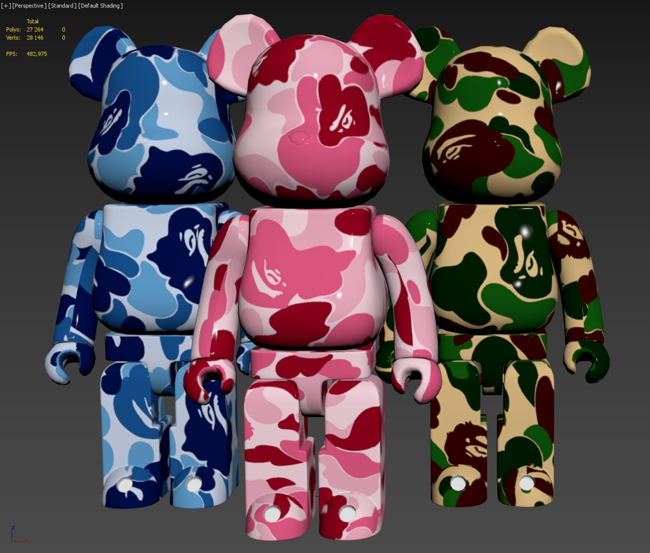 bape mickey bearbrick