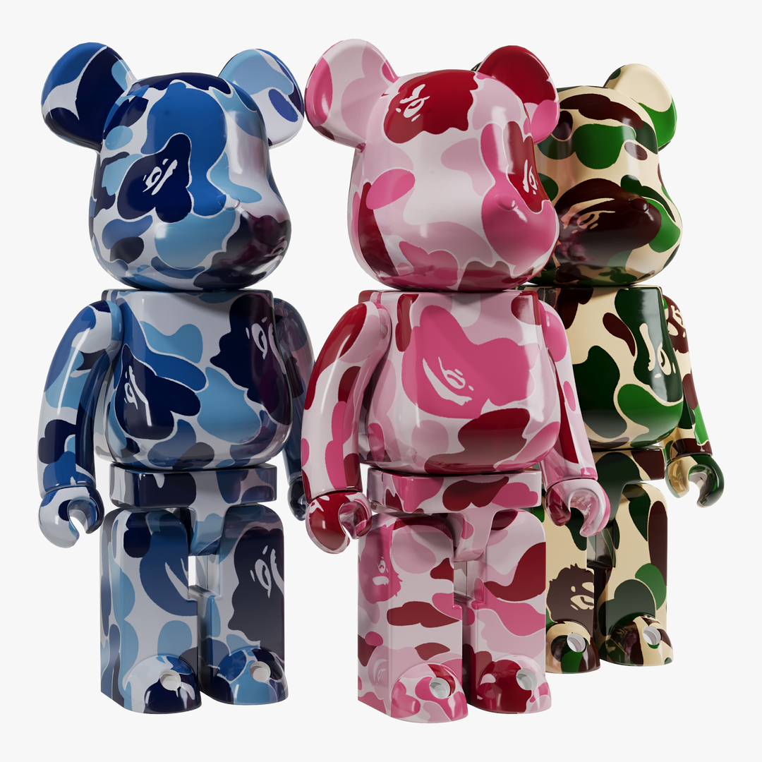 bape mickey bearbrick