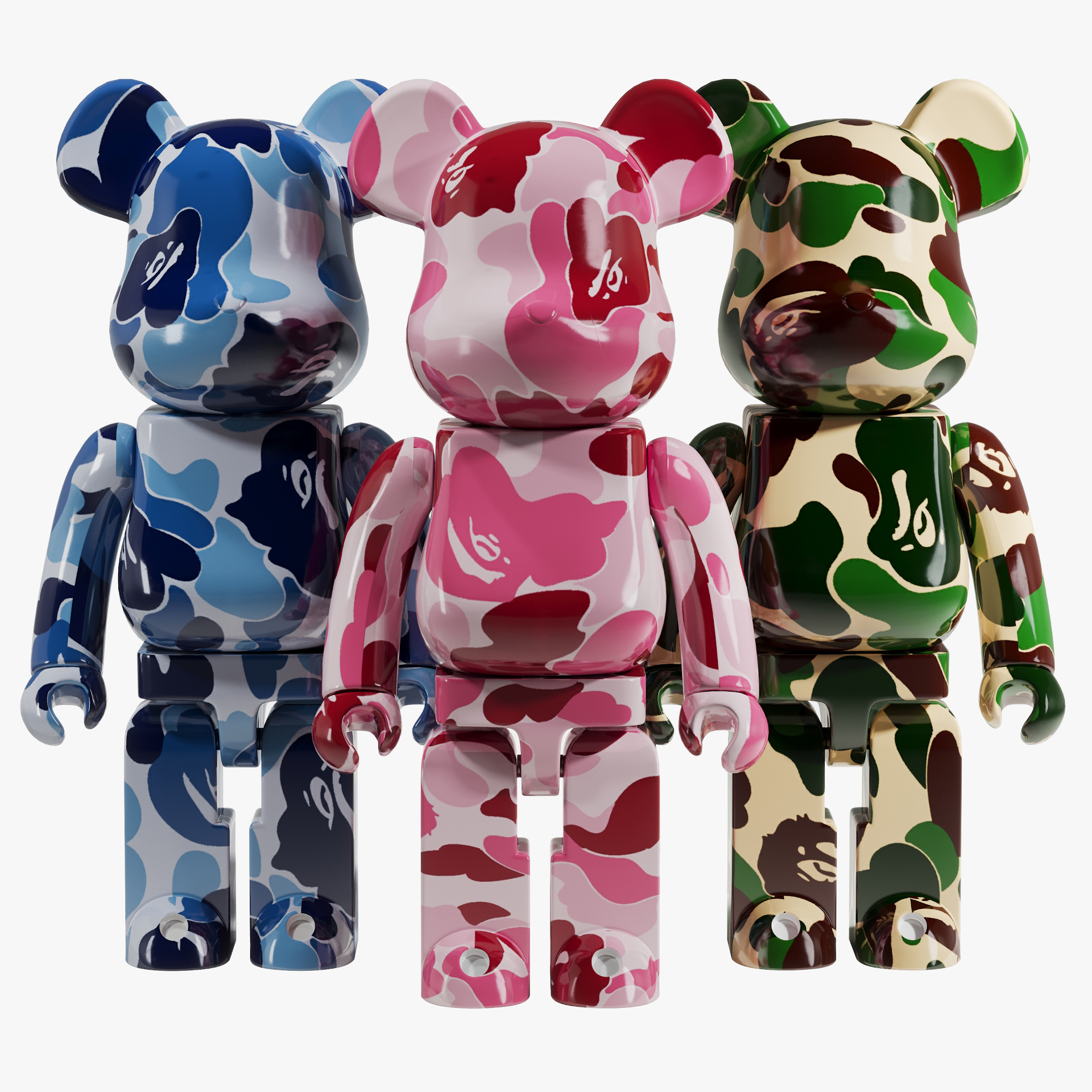 bape mickey bearbrick