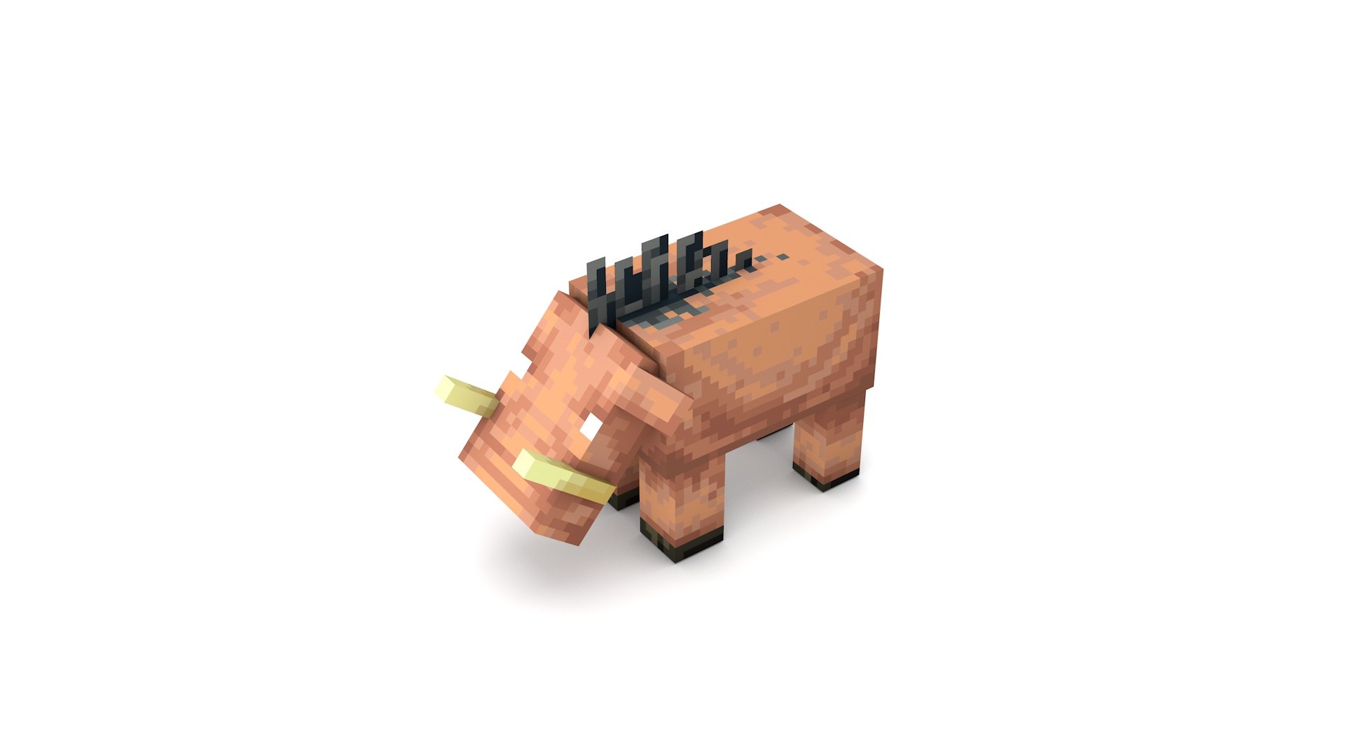 3D Hoglin Minecraft - TurboSquid 2347807