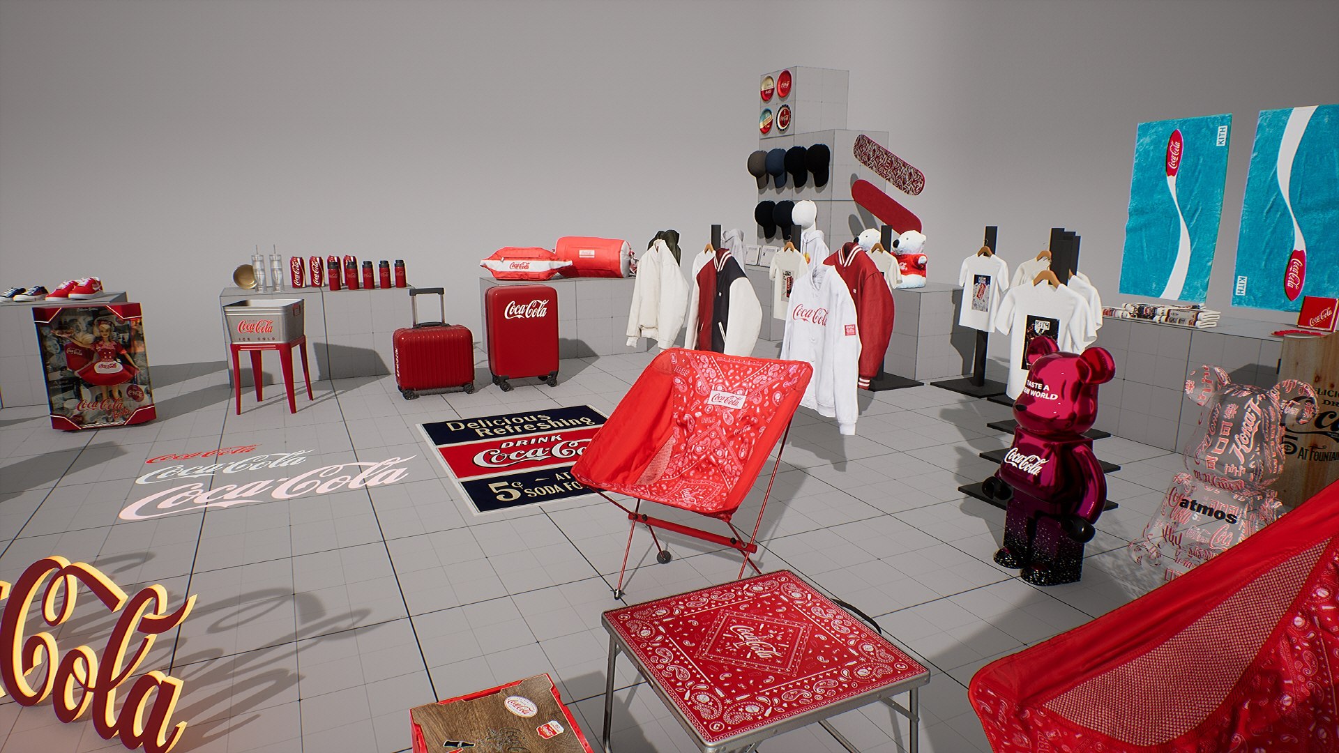 Coca-Cola Brand Merch - 40 Models 3D Model - TurboSquid 2401044
