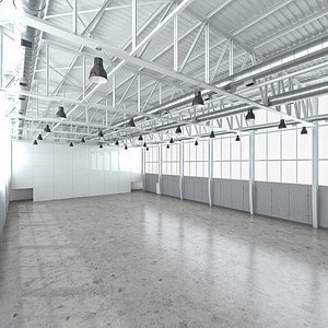 3D Warehouse interior