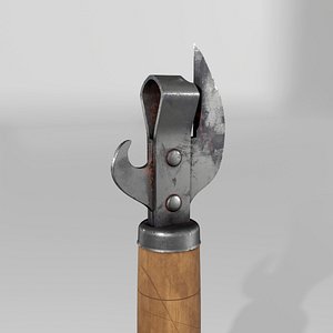 Old Can Opener LOD 3D