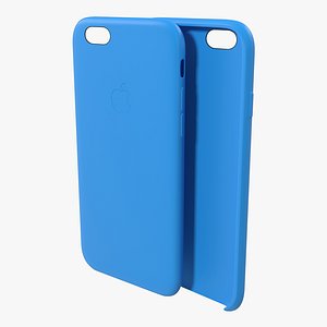 iPhone 6 Plus Silicone Case Blue