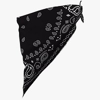 Face Mask Black Bandana