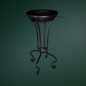 3D ancient brazier