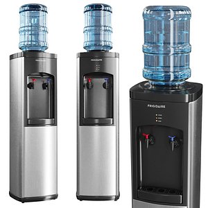 3D model Water Dispenser with cabinet VR / AR / low-poly